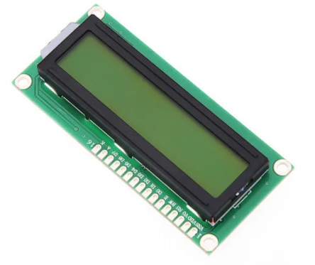 Display LCD 16×2 žlté podsvietenie