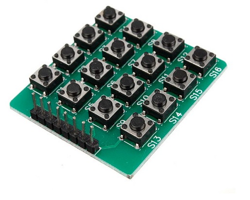 Tlačidlový MATRIX 4×4