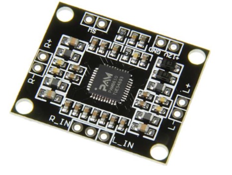 Samostatný audio zosilňovač PAM8610 2 x 15W