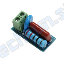 RC snubber pre spínanie indukčnej záťaže